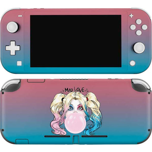 DC Comics Harley Quinn Mad Love Nintendo Switch Lite Skin